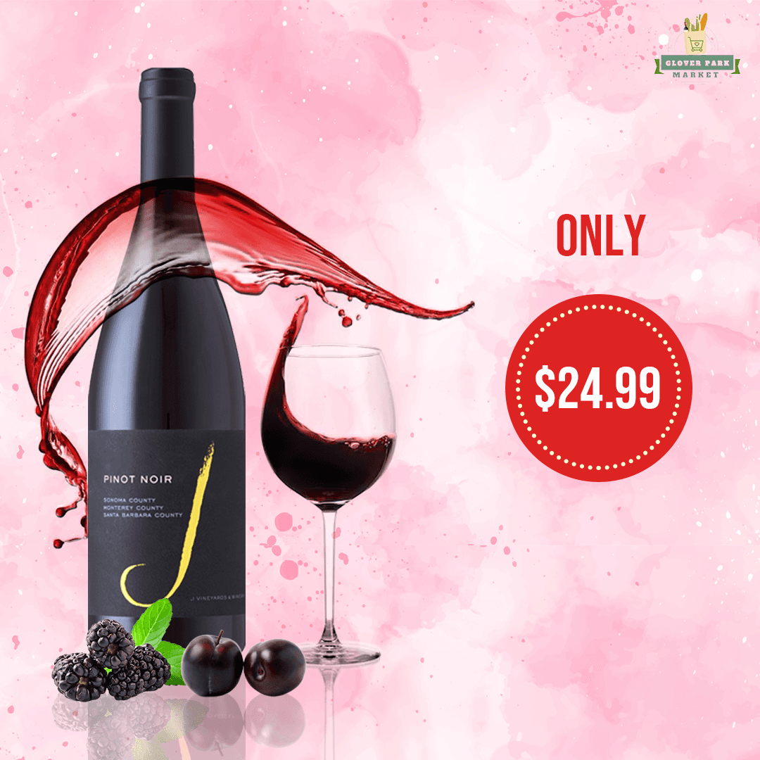 Promotional graphic for J Vineyards & Winery.