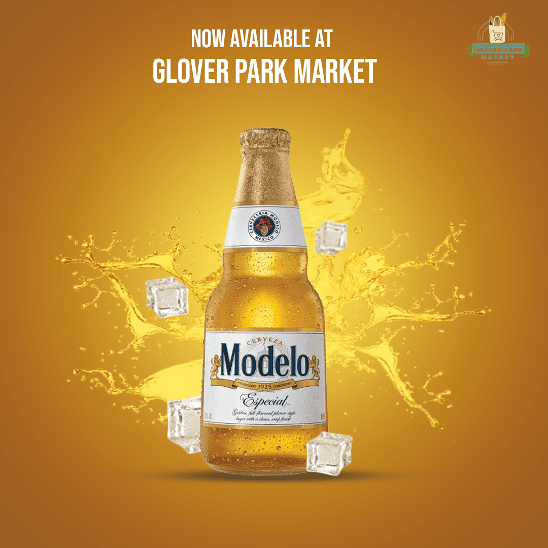 Promotional graphic for Modelo beer.