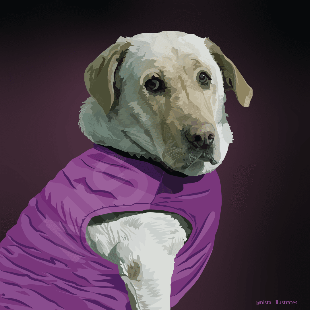 Vector illustration of Bob posing like Taylor Swift in Speak Now (Taylor's Version).