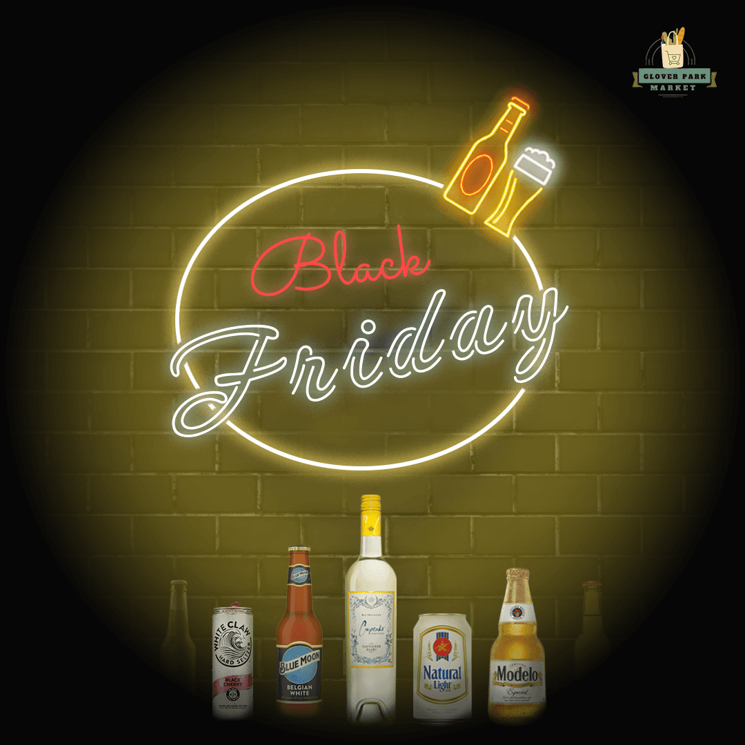 A promotional graphic for a Black Friday sale.