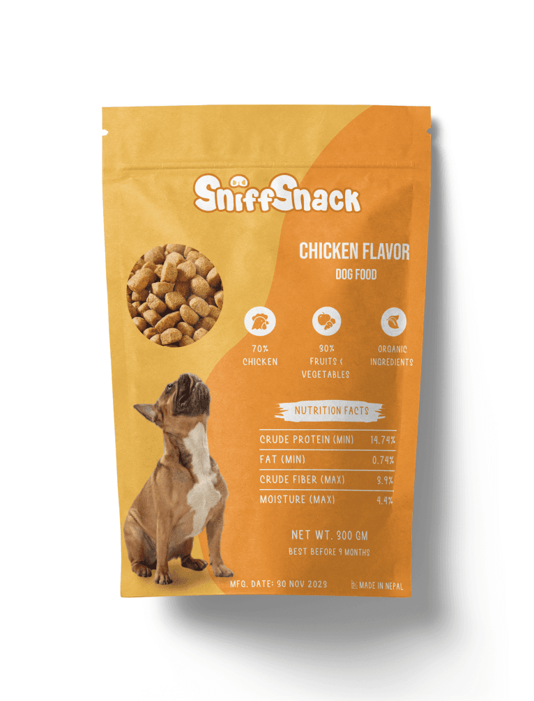 Dog Food Packaging branding design.