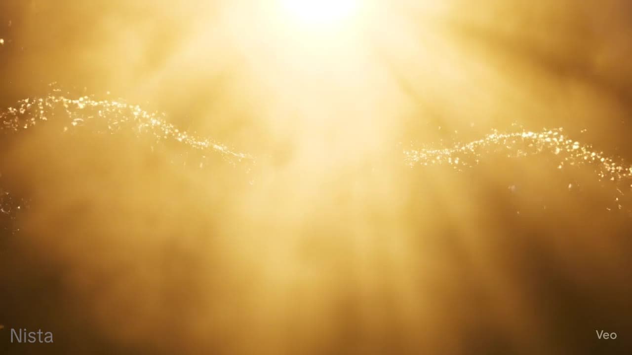 AI-generated video of a magical garden.